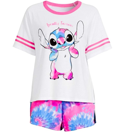 Disney Stitch PJ Set - Picture 1 of 2